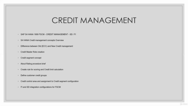 S4 HANA1909 FSCM SD FICO  credit management concepts - Screenshot_02
