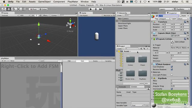 Create Flappy Game Mechanics with Unity & PlayMaker - Screenshot_02