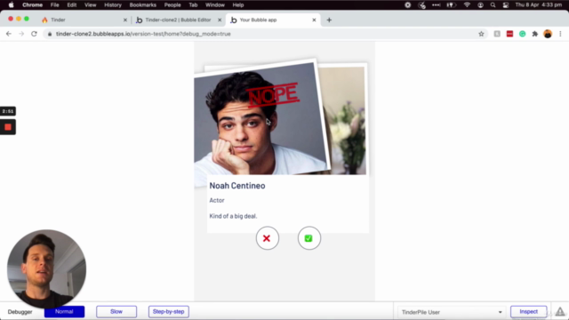 Building A Tinder Clone With No-Code Using Bubble – Screenshot 3