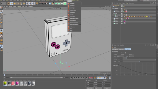 Curso de 3D para Games com Cinema 4D & Corona Render. – Screenshot 2
