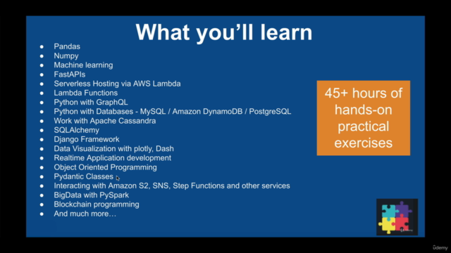 Mega Python - Pandas, Numpy, ML, APIs, GraphQL, AWS, PySpark – Screenshot 4