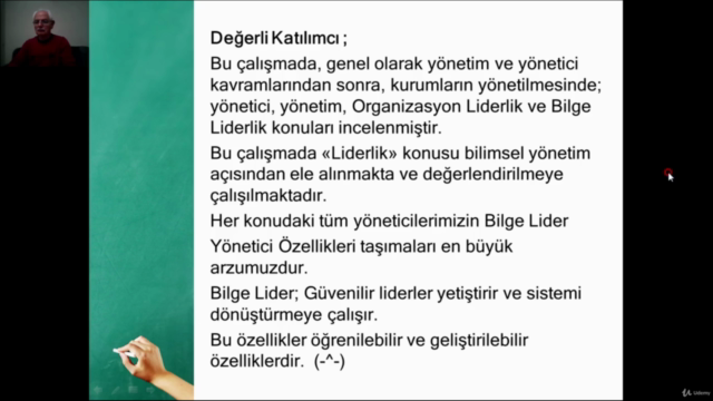 Kurumlarda Yönetim, Organizasyon, Liderlik ve Bilge Liderlik – Screenshot 1