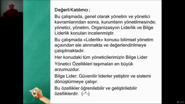 Kurumlarda Yönetim, Organizasyon, Liderlik ve Bilge Liderlik – Screenshot 2