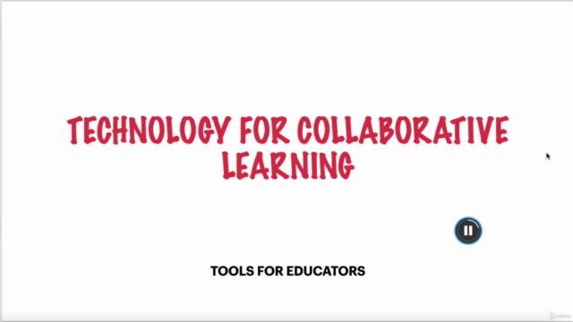 Technology for collaborative learning – Screenshot 1