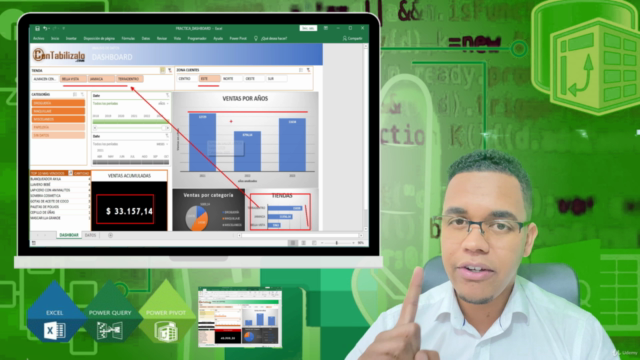 Excel Práctico + Power Query + Power Pivot + DAX + Dashboard – Screenshot 4
