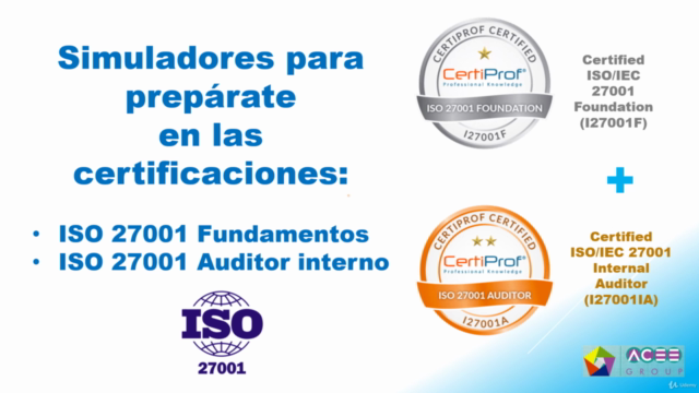 ISO 27001 Fundation + Internal Auditor : Simulador de Examen – Screenshot 1