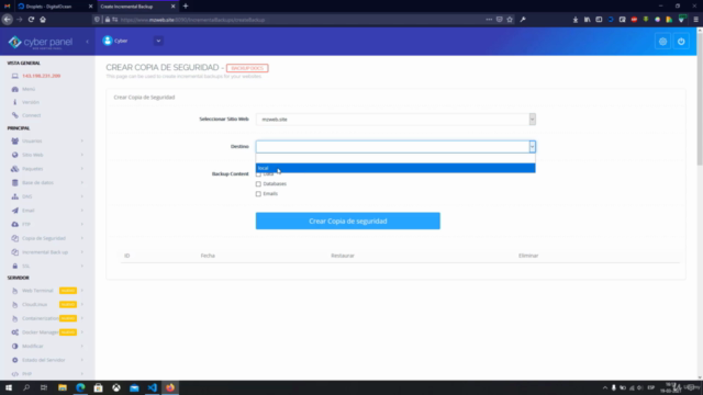 Administra de forma fácil tu propio VPS con CyberPanel – Screenshot 3