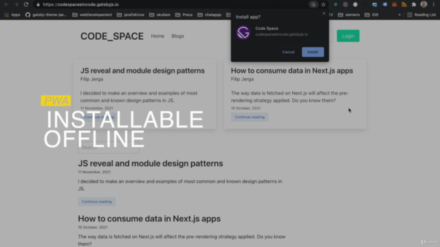 Gatsby JS Developer's Guide - Important Parts & Blog App – Screenshot 4
