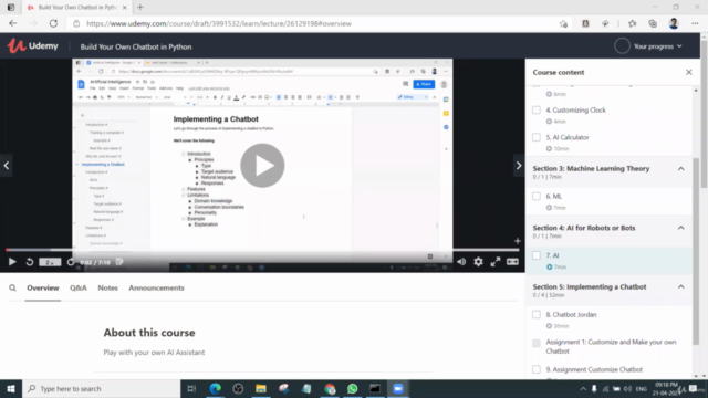 Build Your Own Chatbot in Python – Screenshot 1