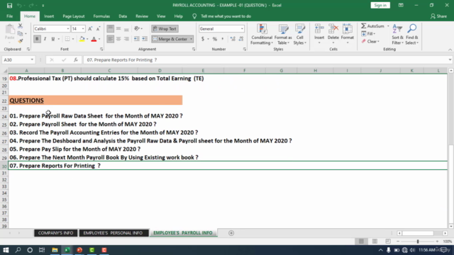 Payroll Accounting With Visually Effective Excel Dashboards – Screenshot 1