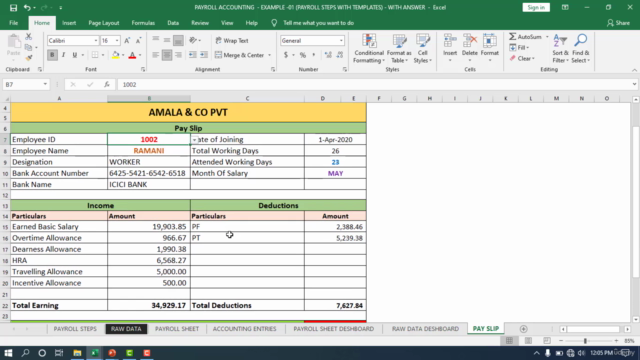 Payroll Accounting With Visually Effective Excel Dashboards – Screenshot 3