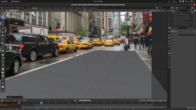 Blender VFX Tutorial: Rig & Animate a Realistic Car in Real – Screenshot 2