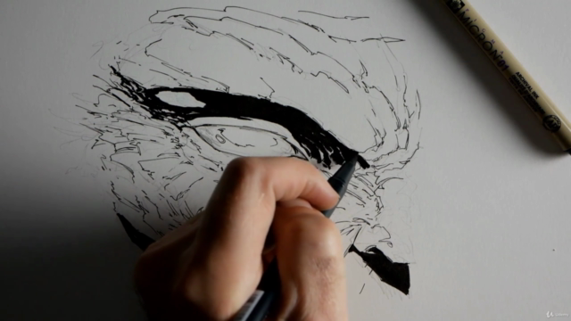 Cross Hatching for Comics with Pen and Ink – Screenshot 1