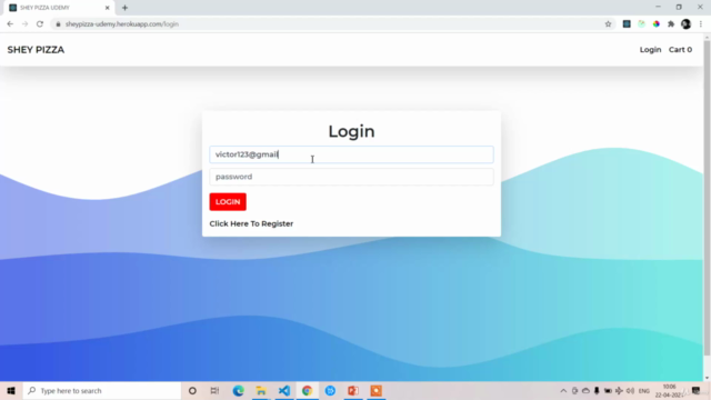 MERN Stack : React ,Redux ,Node ,Mongo - Pizza Delivery App – Screenshot 1