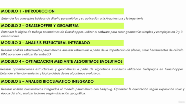 Diseño BIM paramétrico con Grasshopper – Screenshot 4