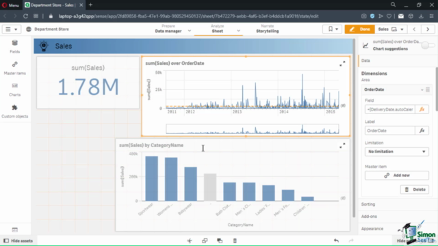 Qlik Sense for Beginners – Screenshot 3