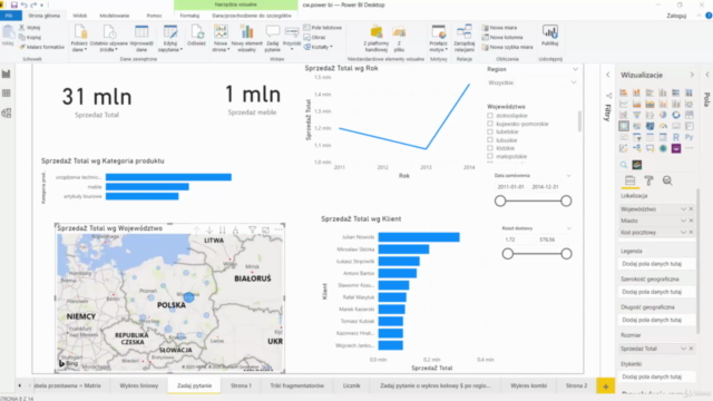 Kurs Raporty na mapach w Excelu i Power BI – Screenshot 3