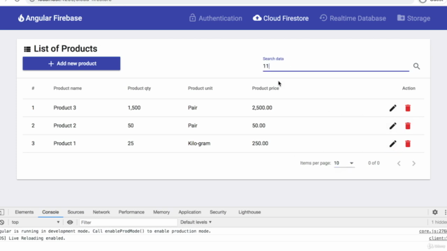 เริ่มต้นเขียนเว็บด้วย Angular 11 และ Firebase – Screenshot 3