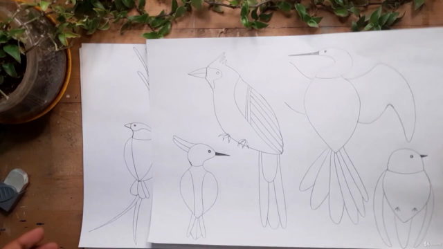 Modern Folk Art: Drawing and Painting Birds! – Screenshot 1
