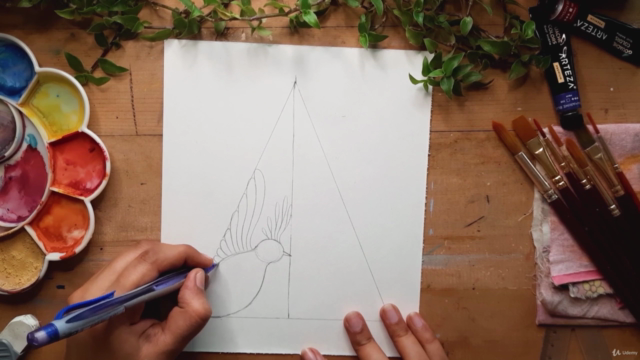 Modern Folk Art: Drawing and Painting Birds! – Screenshot 2