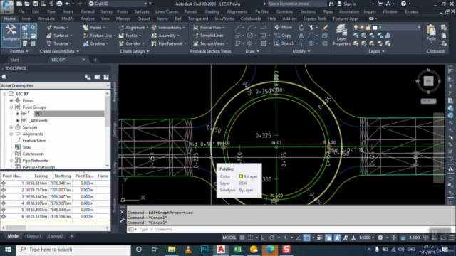 تصميم الطرق بإستخدام سيفل ثرى دى CIVIL 3D ROAD DESIGN – Screenshot 2