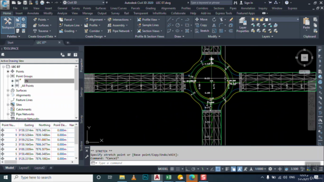 تصميم الطرق بإستخدام سيفل ثرى دى CIVIL 3D ROAD DESIGN – Screenshot 3