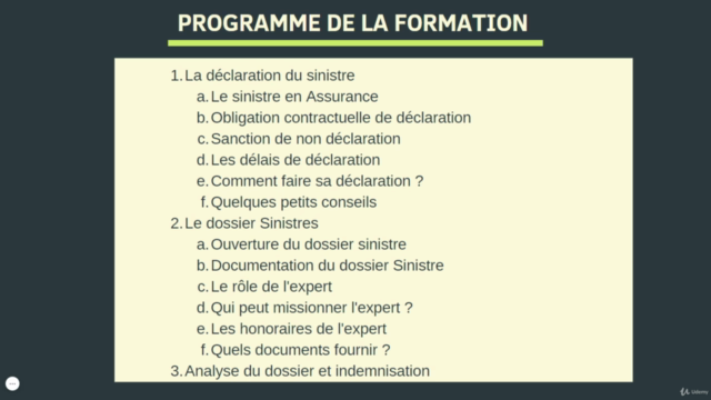 Comprendre la réclamation Sinistre en Assurances IARD – Screenshot 4
