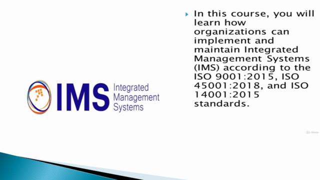 Integrated Management Systems (IMS) Implementation Course – Screenshot 3