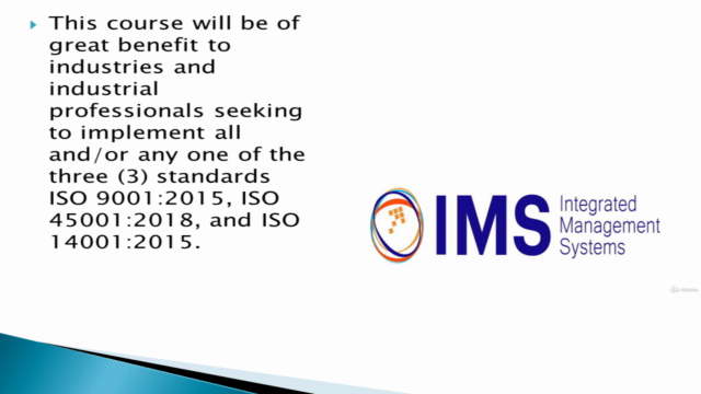 Integrated Management Systems (IMS) Implementation Course – Screenshot 4