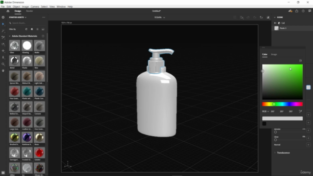 Learn 3D Modelling and Mockup Design with Adobe Dimension – Screenshot 3