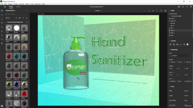 Learn 3D Modelling and Mockup Design with Adobe Dimension – Screenshot 4