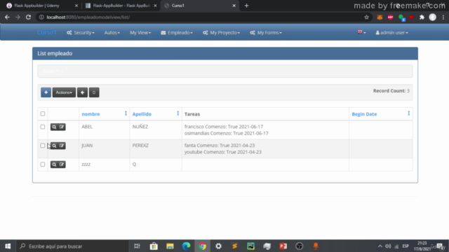 curso Flask Appbuilder – Screenshot 3