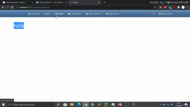 curso Flask Appbuilder – Screenshot 4
