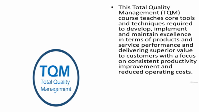 Total Quality Management (TQM) Certification – Screenshot 1