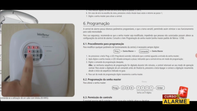 Curso Instalação de ALARME 2.0 – Screenshot 2
