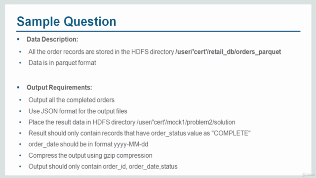 CCA 175 Spark and Hadoop Developer Certification - Scala – Screenshot 2
