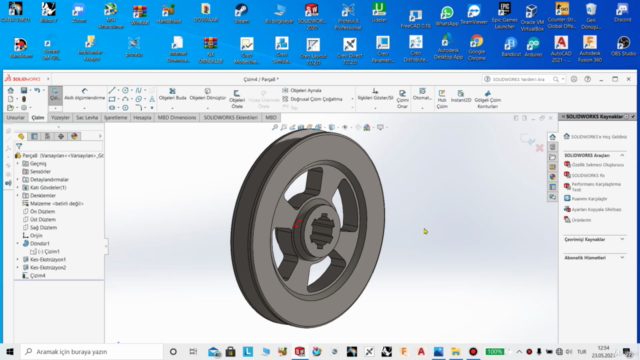 Sıfırdan İleri Seviyeye Solidworks 2020(1000 Örnek+ CSWA) – Screenshot 2