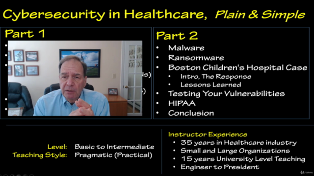 Intro to Cybersecurity in Healthcare (2 of 2),Plain & Simple - Screenshot_02