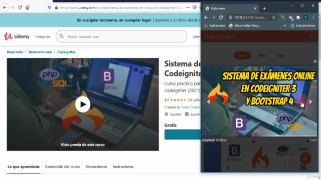 Crea una Landing Page con HTML5, CSS3, JQUERY Y BOOTSTRAP 5 – Screenshot 3