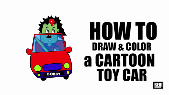 simple cartoon car
