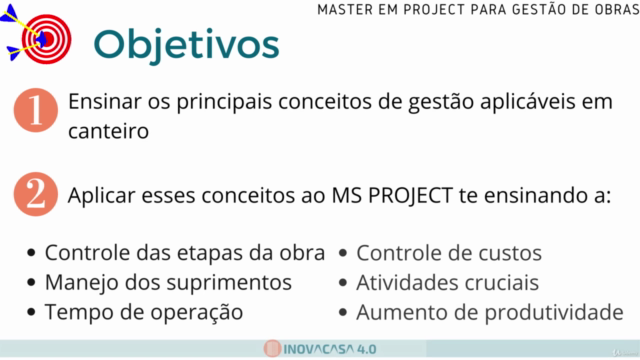 Master em Project para Gestão de Obras – Screenshot 1
