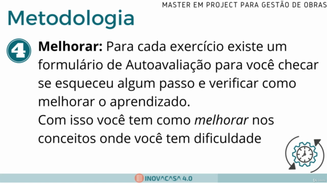 Master em Project para Gestão de Obras – Screenshot 3