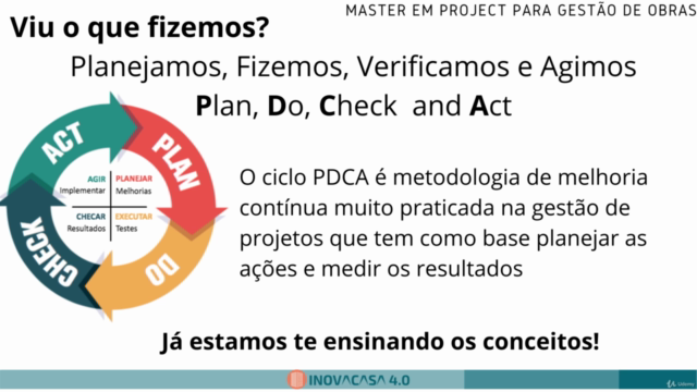 Master em Project para Gestão de Obras – Screenshot 4