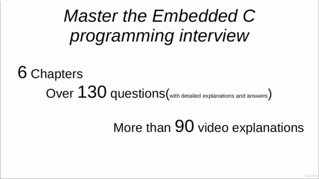The Ultimate Embedded C Interview Prep Course – Screenshot 2
