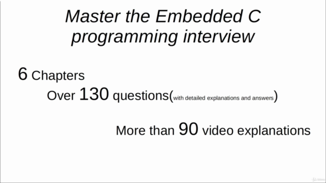 The Ultimate Embedded C Interview Prep Course – Screenshot 3