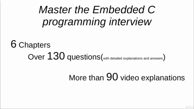The Ultimate Embedded C Interview Prep Course – Screenshot 4