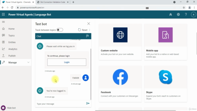 Complete Microsoft Power Virtual Agent (PVA) Bootcamp – Screenshot 4