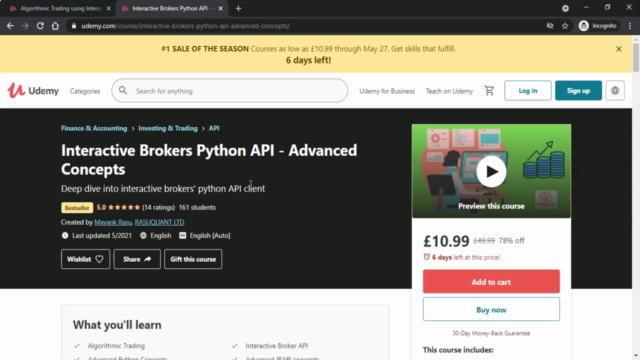 Interactive Brokers Python API - Advanced Concepts – Screenshot 2