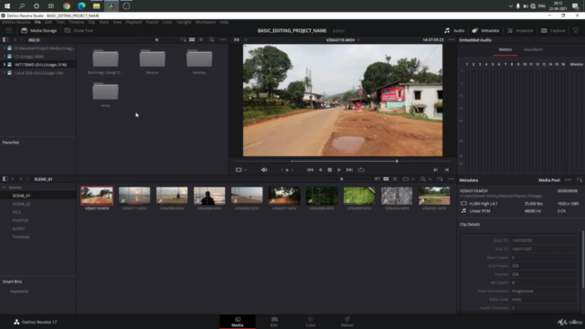 Video Editing in Davinci Resolve 17 For Beginners – Screenshot 3