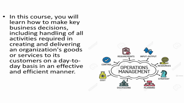 Manufacturing Operations Management Certification Course – Screenshot 2